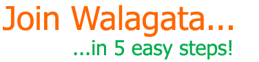 Create your Walagata Hosting Account